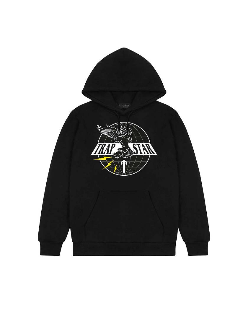 Trapstar London Airforce Irongate T Hoodie Černé | TS-65353