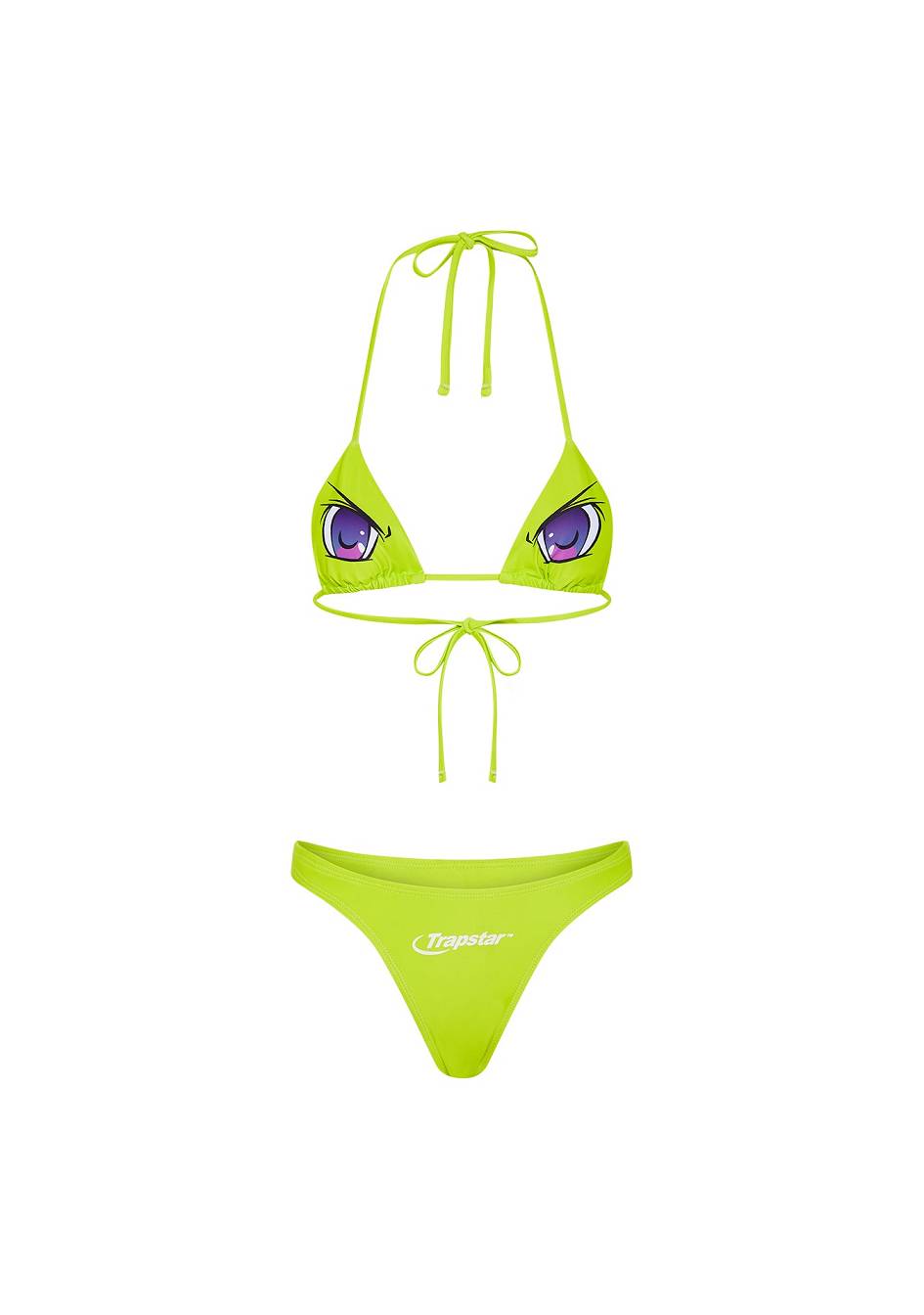 Trapstar London Anime Bikini Top Světle Zelene | TS-65094