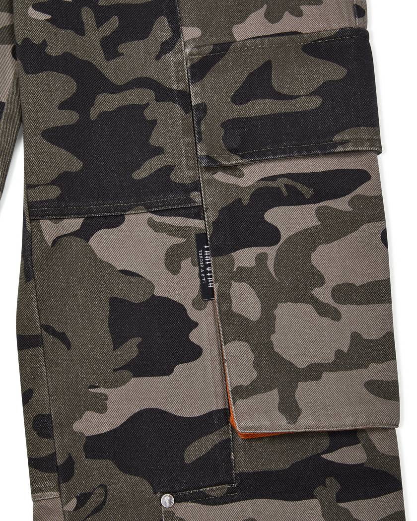 Trapstar London Cargos Černé Maskáčové | TS-65317