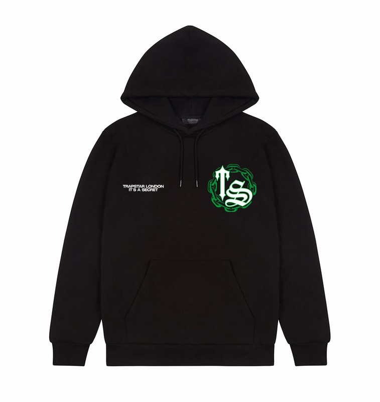 Trapstar London Chain Script Černé Zelene | TS-64852