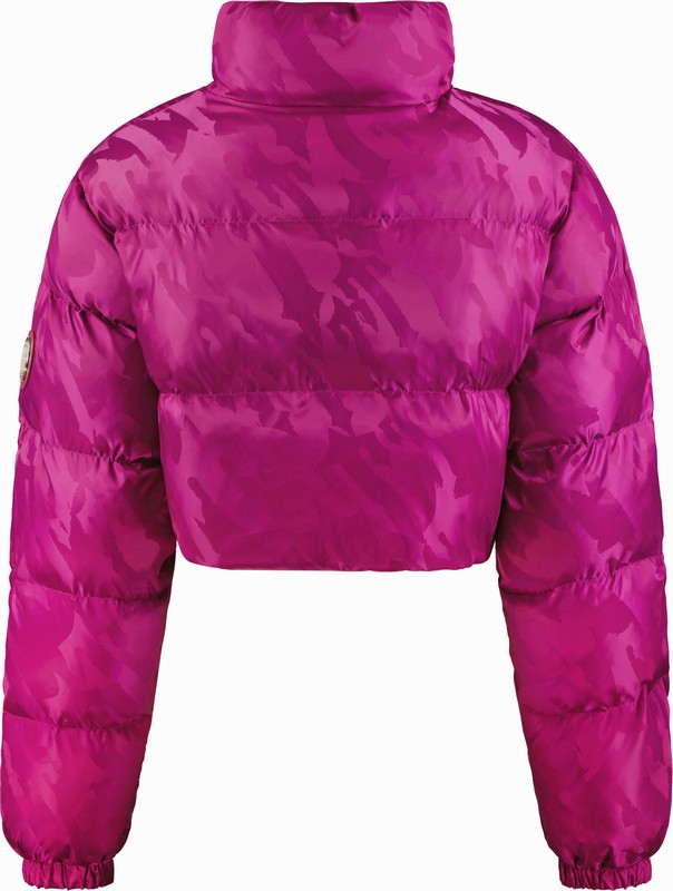 Trapstar London Cropped T Jacquard Fuchsie Růžové | TS-64790