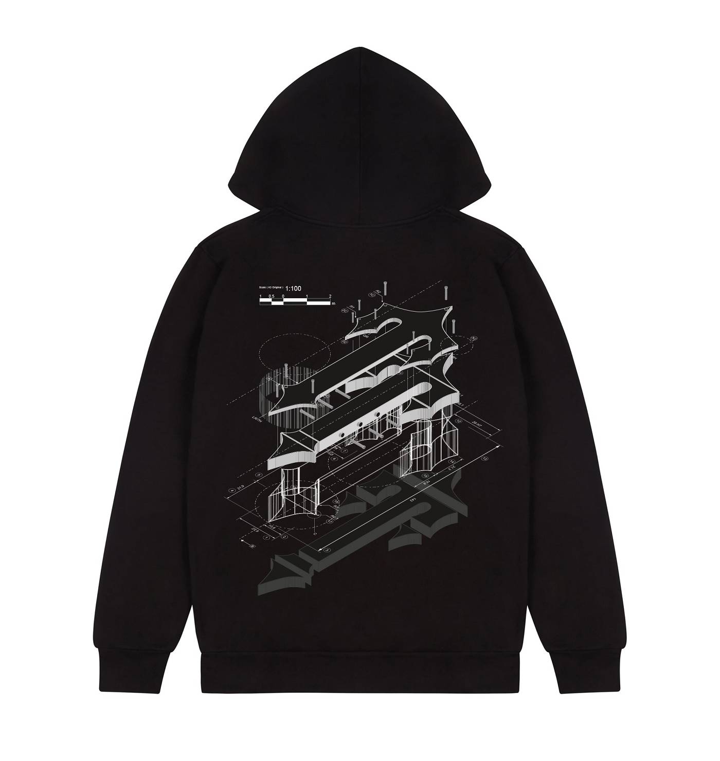 Trapstar London DIY 3.0 Hoodie Černé | TS-65371