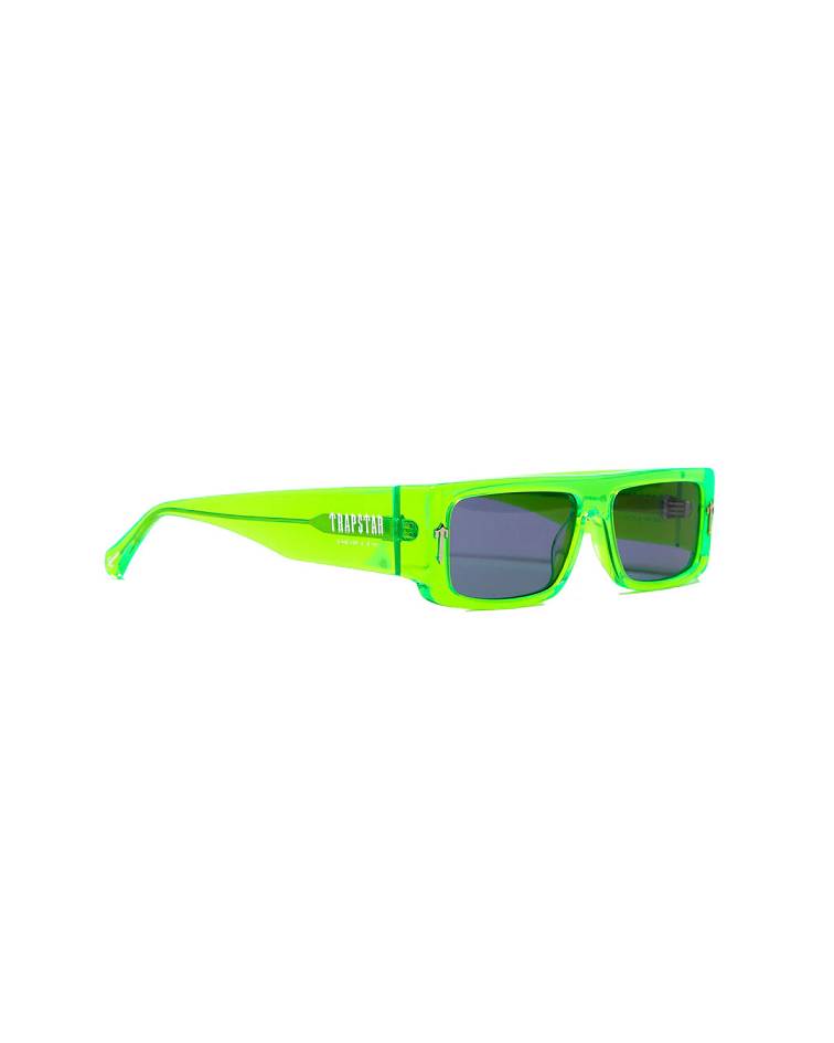 Trapstar London Decoded Acetate Sunglasses Zelene | TS-65075