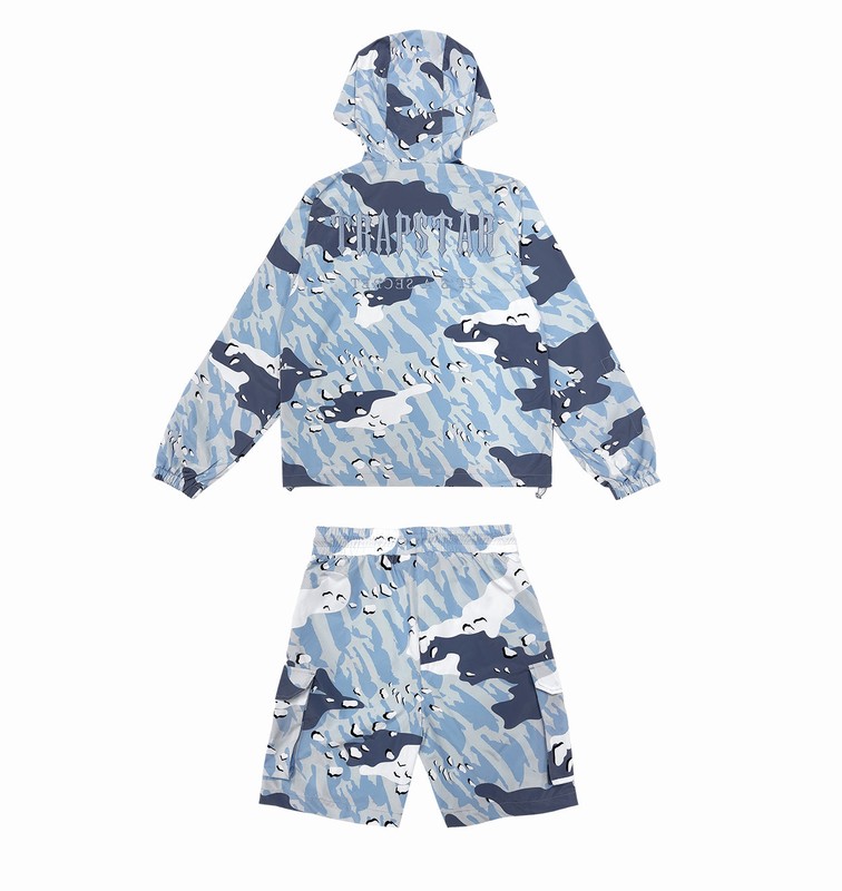 Trapstar London Decoded Camo Shorts Blankyt Maskáčové | TS-64895