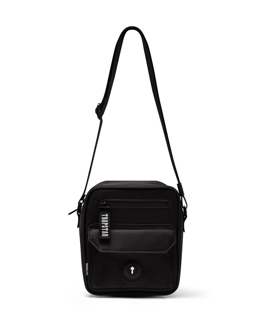 Trapstar London Decoded Messenger Bag Černé | TS-65179