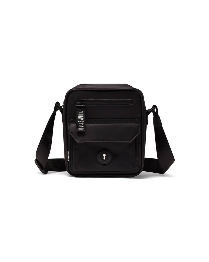 Trapstar London Decoded Messenger Bag Černé | TS-65179