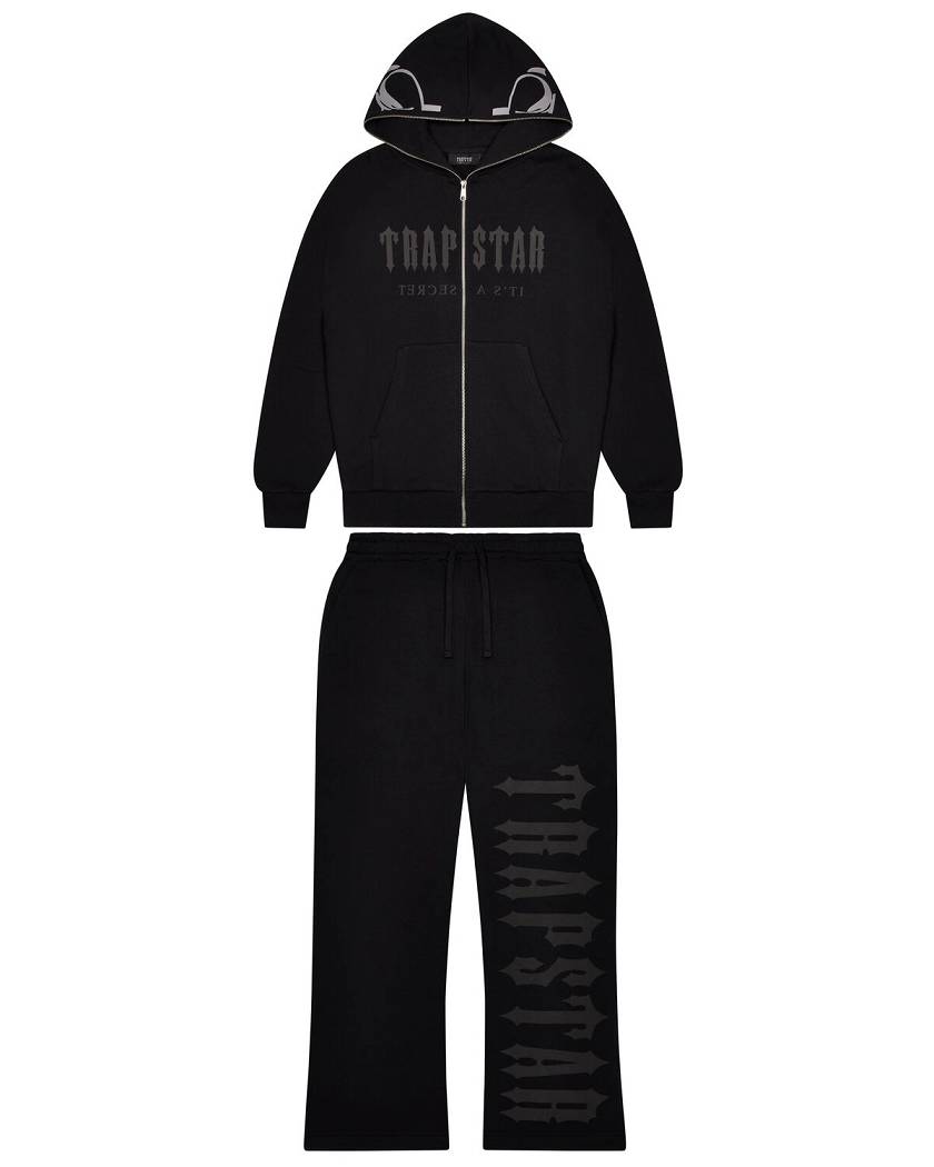 Trapstar London Decoded Skull Jogger Černé | TS-65390