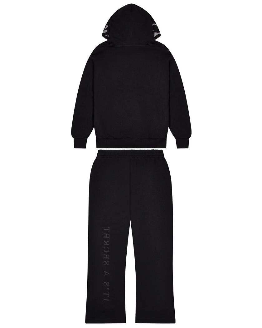 Trapstar London Decoded Skull Rider Hoodie Černé | TS-65389