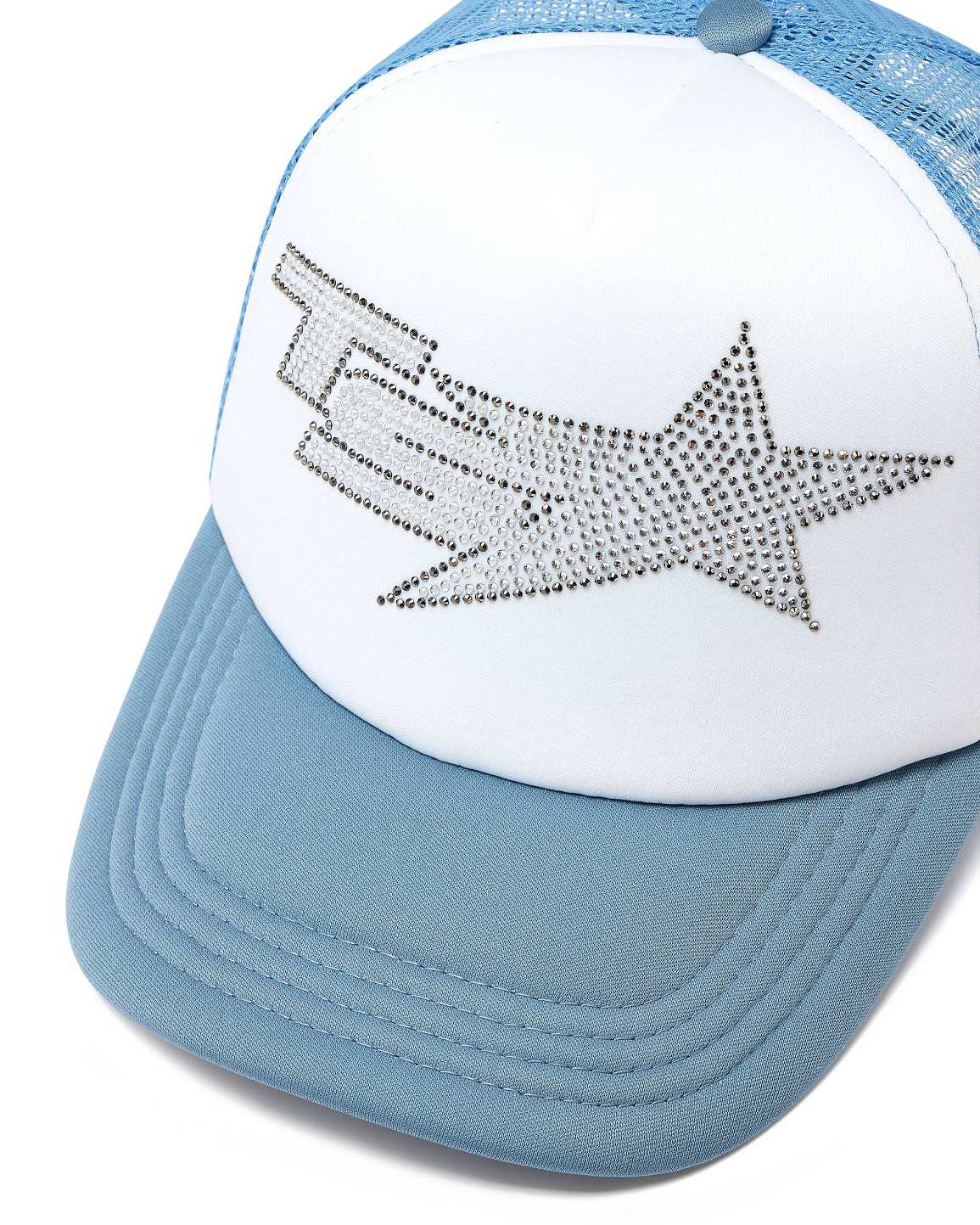 Trapstar London Denim Diamante TS Star Trucker Blankyt | TS-65069