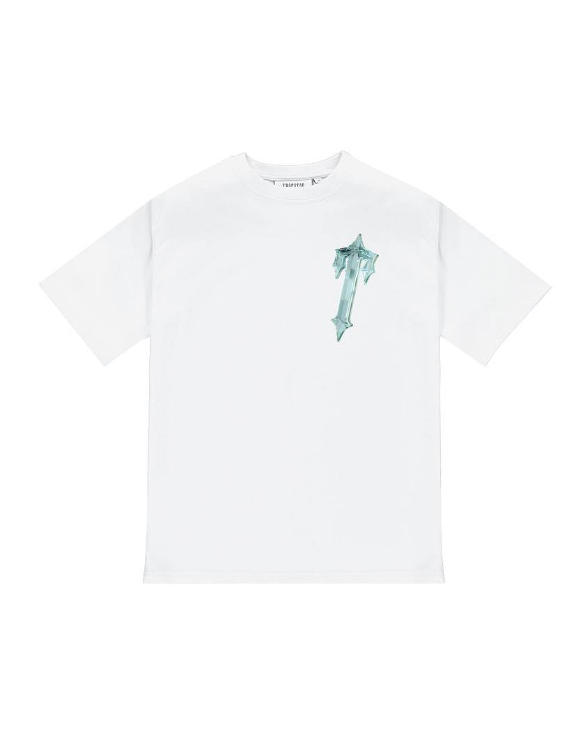 Trapstar London Diamond in the Rough 2.0 T-Shirt Bílé | TS-65281