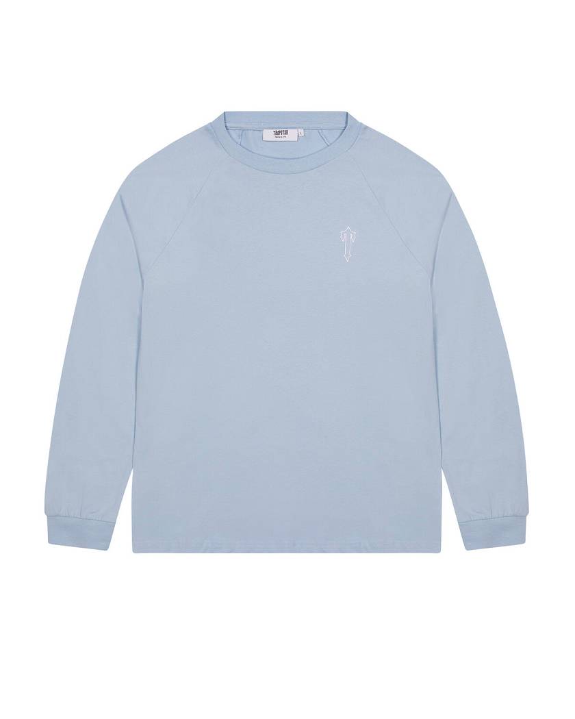 Trapstar London Foundation LS Tee Světle Blankyt | TS-65230