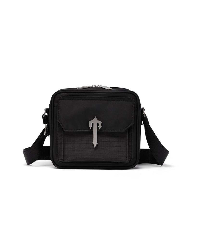 Trapstar London Fracture 2.0 Irongate T Bag Černé Bílé | TS-65181