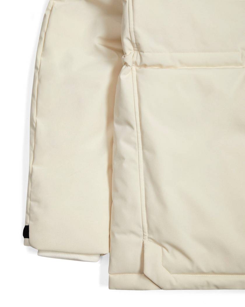 Trapstar London Hooded Irongate Parker Bílé | TS-65437