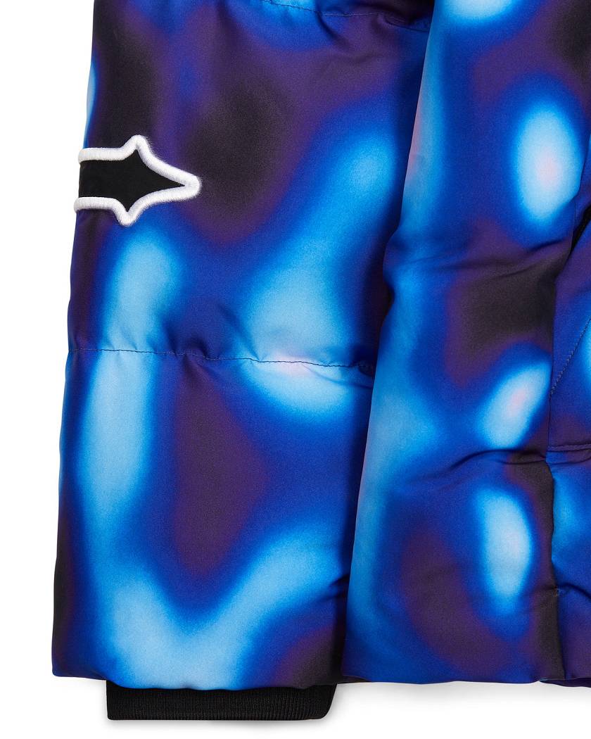 Trapstar London Hooded Irongate Sleeve Puffer Černé Blankyt | TS-65439