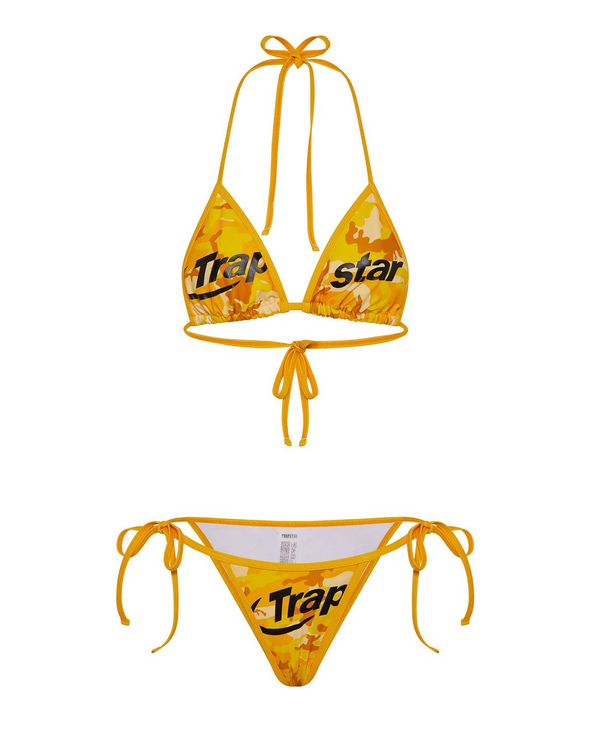 Trapstar London Hyperdrive Bikini Top Žluté | TS-65096