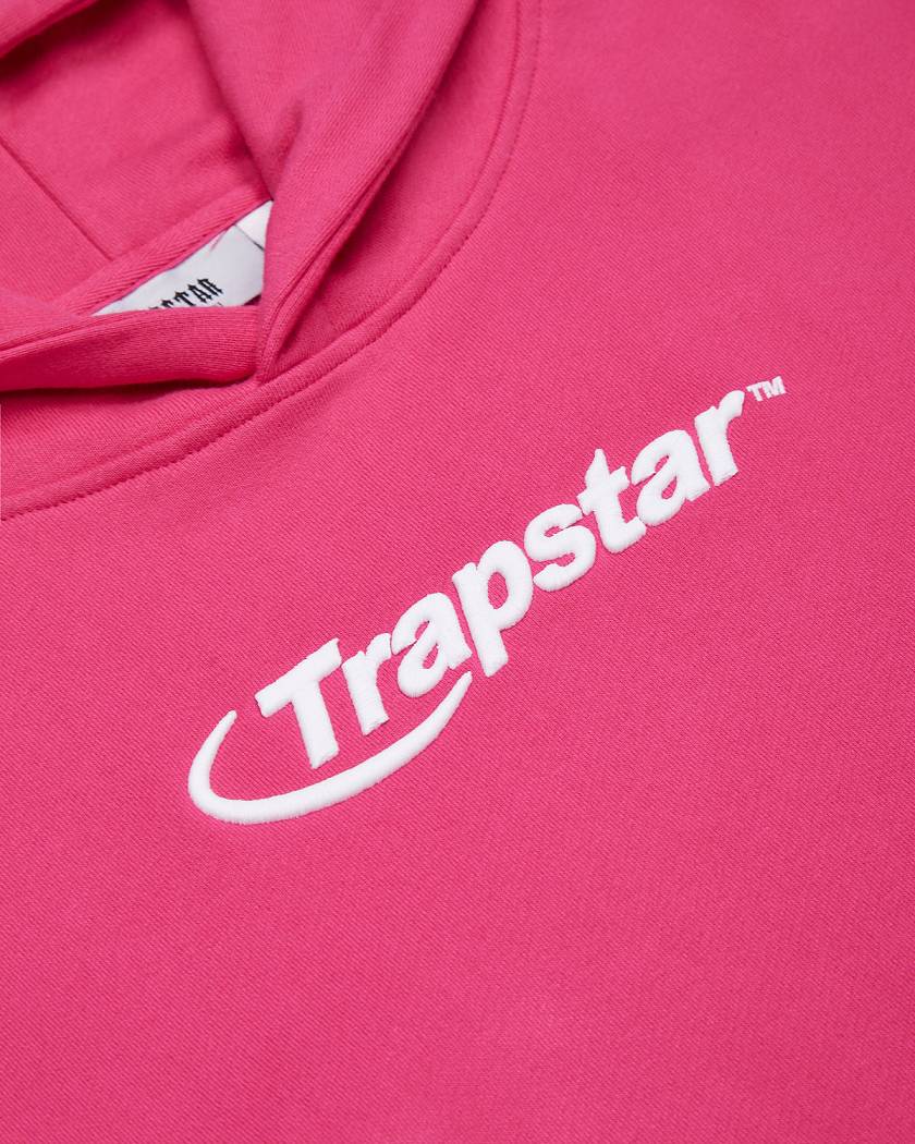 Trapstar London Hyperdrive Hoodie Růžové | TS-65350