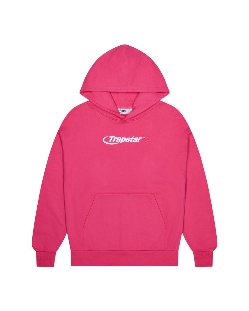 Trapstar London Hyperdrive Hoodie Růžové | TS-65350
