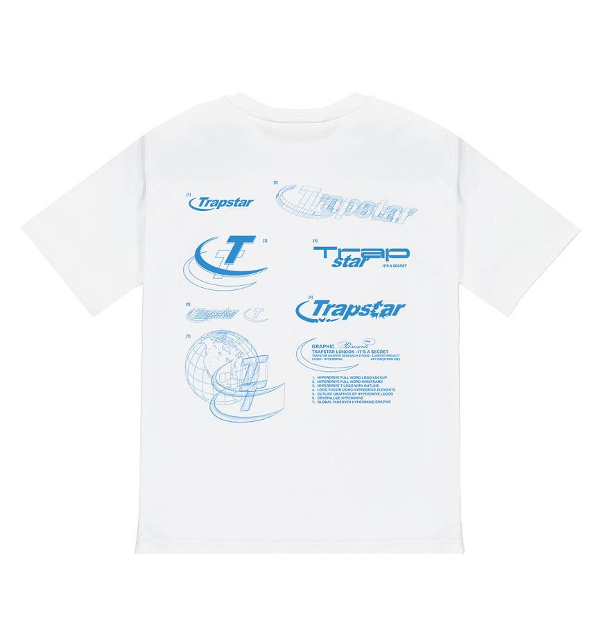 Trapstar London Hyperdrive Odyssey Tee Bílé | TS-65258