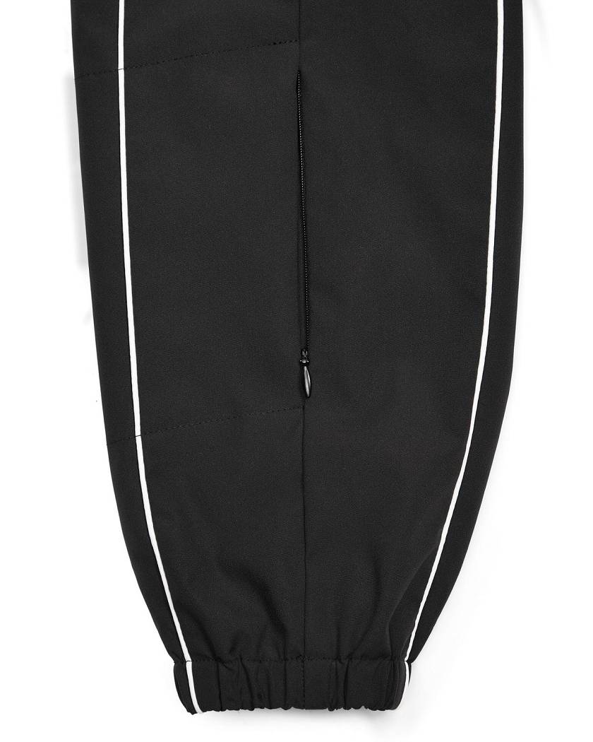 Trapstar London Hyperdrive Piped Windbreaker Černé | TS-65433