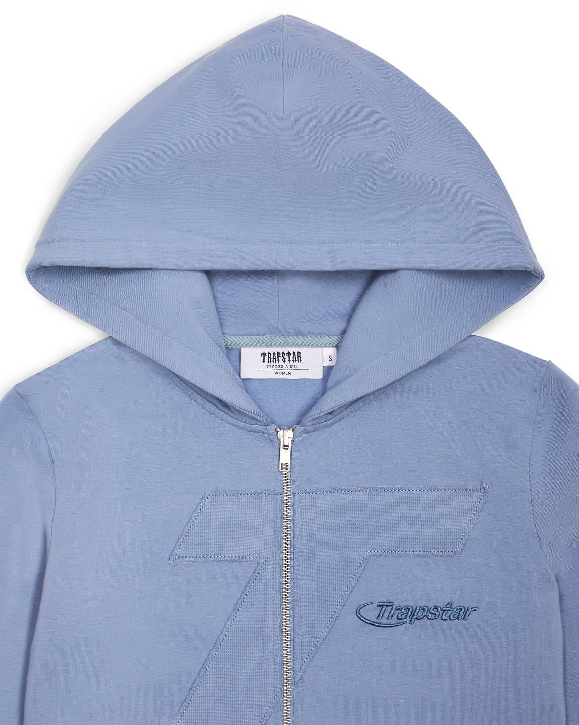 Trapstar London Hyperdrive Rib Panel Zip Hoodie Blankyt | TS-65146