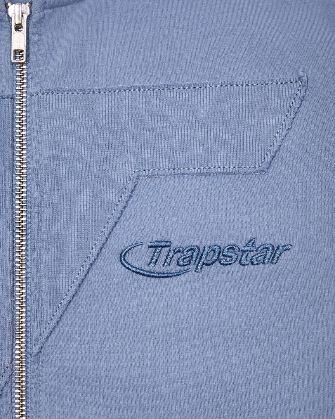Trapstar London Hyperdrive Rib Panel Zip Hoodie Blankyt | TS-65146