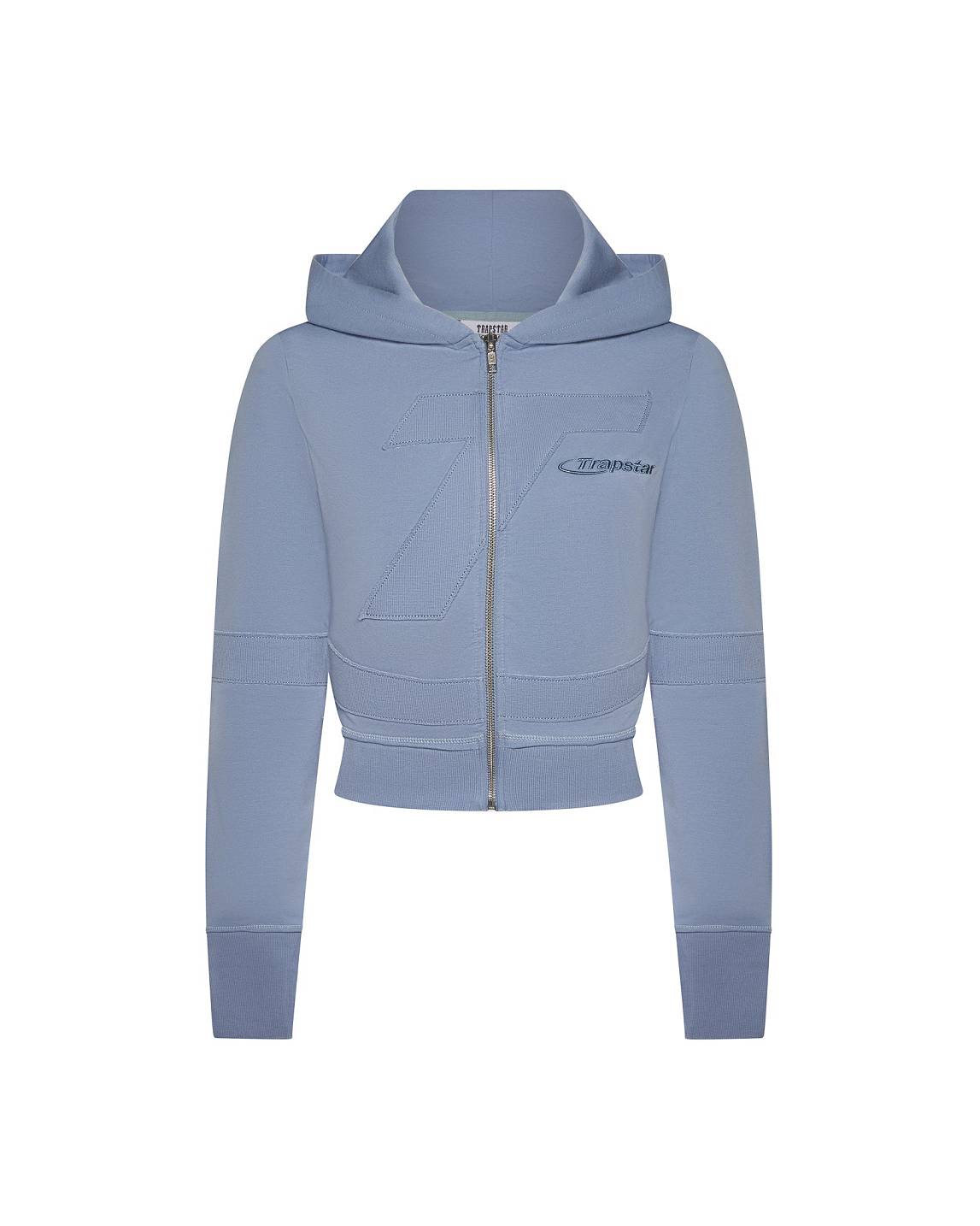 Trapstar London Hyperdrive Rib Panel Zip Hoodie Blankyt | TS-65146