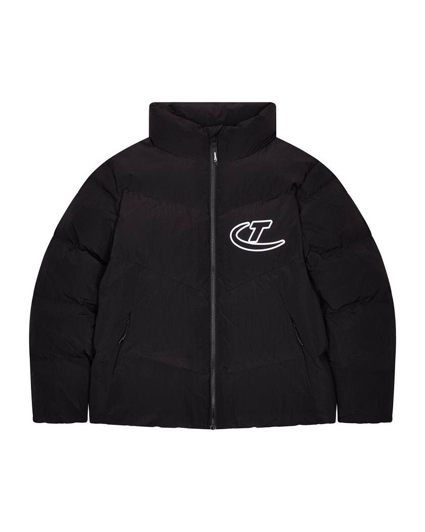 Trapstar London Hyperdrive Ripstop Puffer Černé | TS-65453