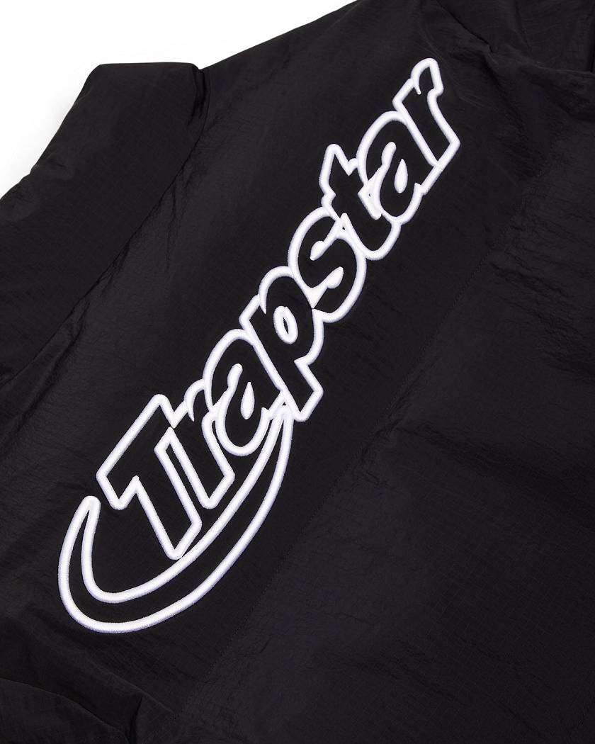 Trapstar London Hyperdrive Ripstop Puffer Černé | TS-65453