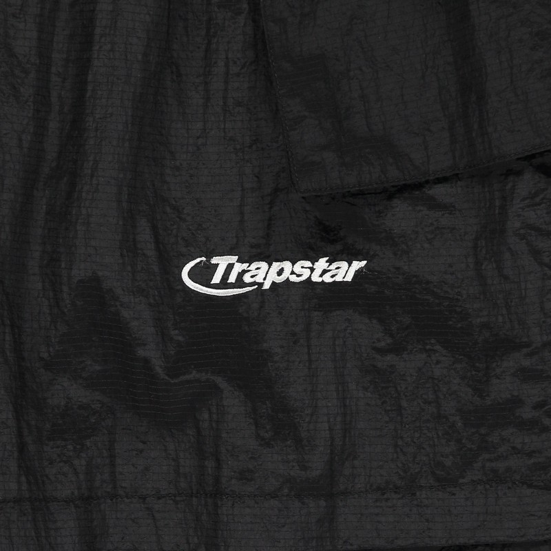 Trapstar London Hyperdrive Ripstop Utility Cargos Černé Bílé | TS-64780