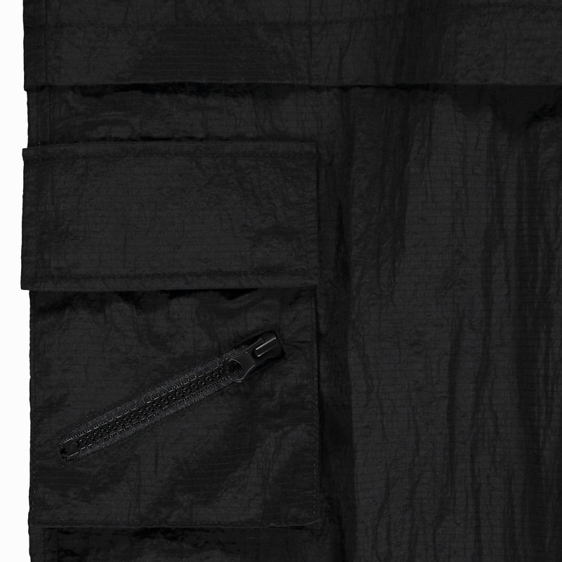 Trapstar London Hyperdrive Ripstop Utility Cargos Černé Bílé | TS-64780