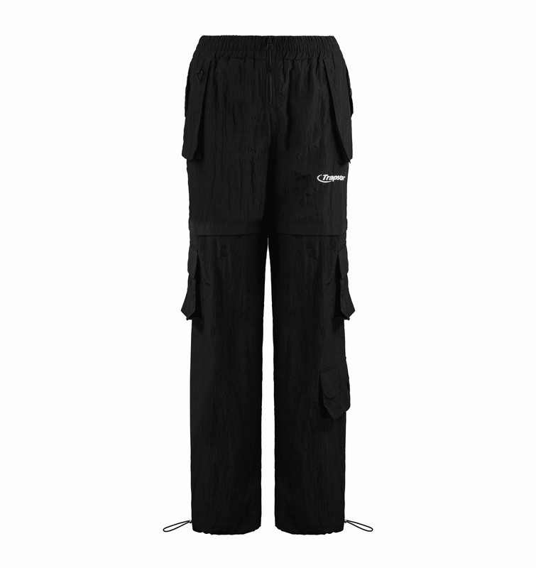 Trapstar London Hyperdrive Ripstop Utility Cargos Černé Bílé | TS-64780