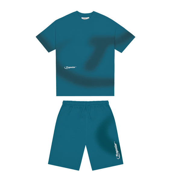 Trapstar London Hyperdrive Spray Short Tyrkysové | TS-64920