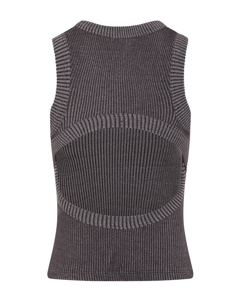 Trapstar London Hyperdrive Two Tone Vest Černé Růžové | TS-65120