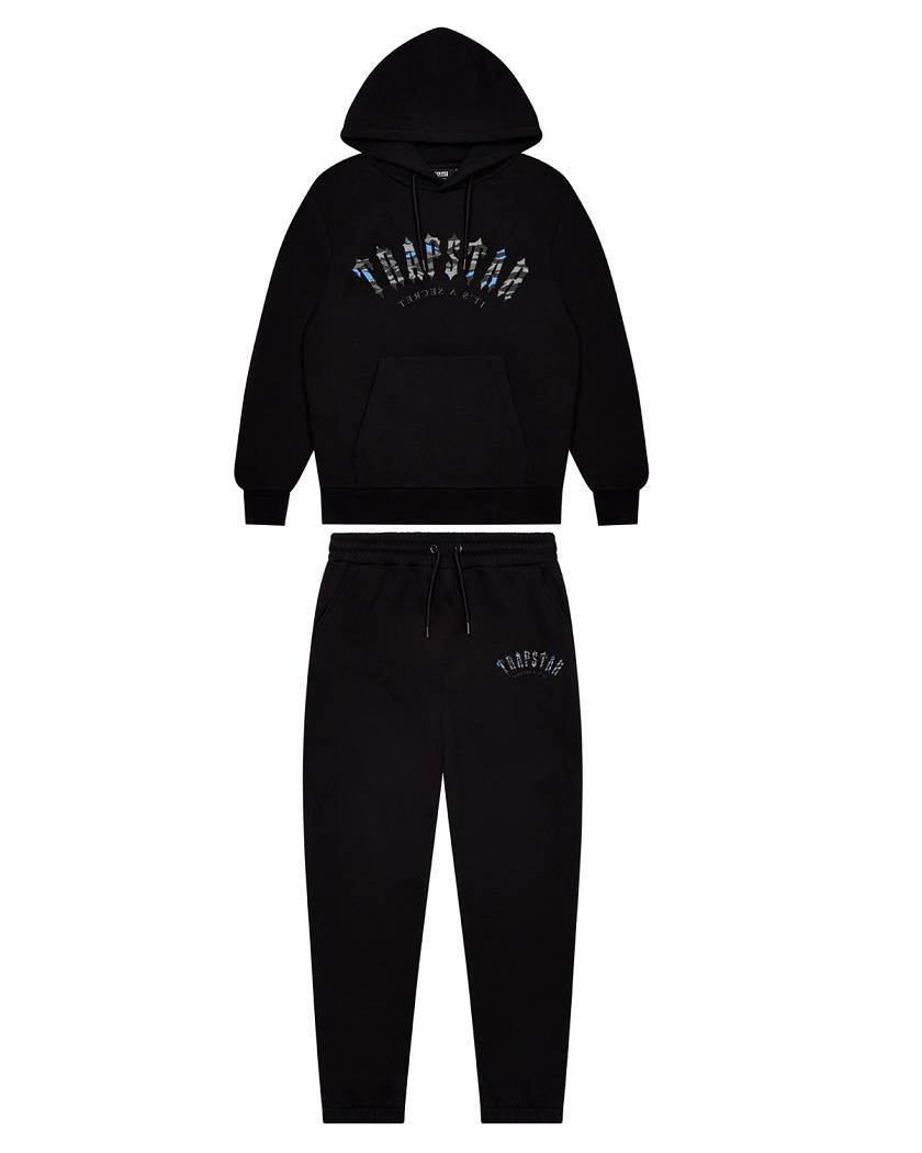 Trapstar London Irongate Arch Camo Print Tracksuit Černé | TS-65428