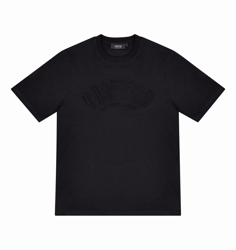 Trapstar London Irongate Arch Embossed Černé | TS-64969
