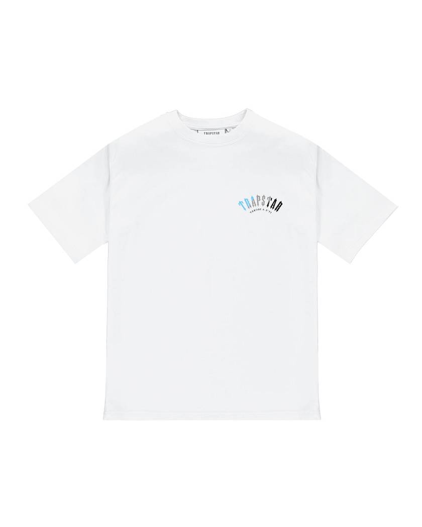 Trapstar London Irongate Arch It's A Secret Tee Bílé Tyrkysové | TS-65244