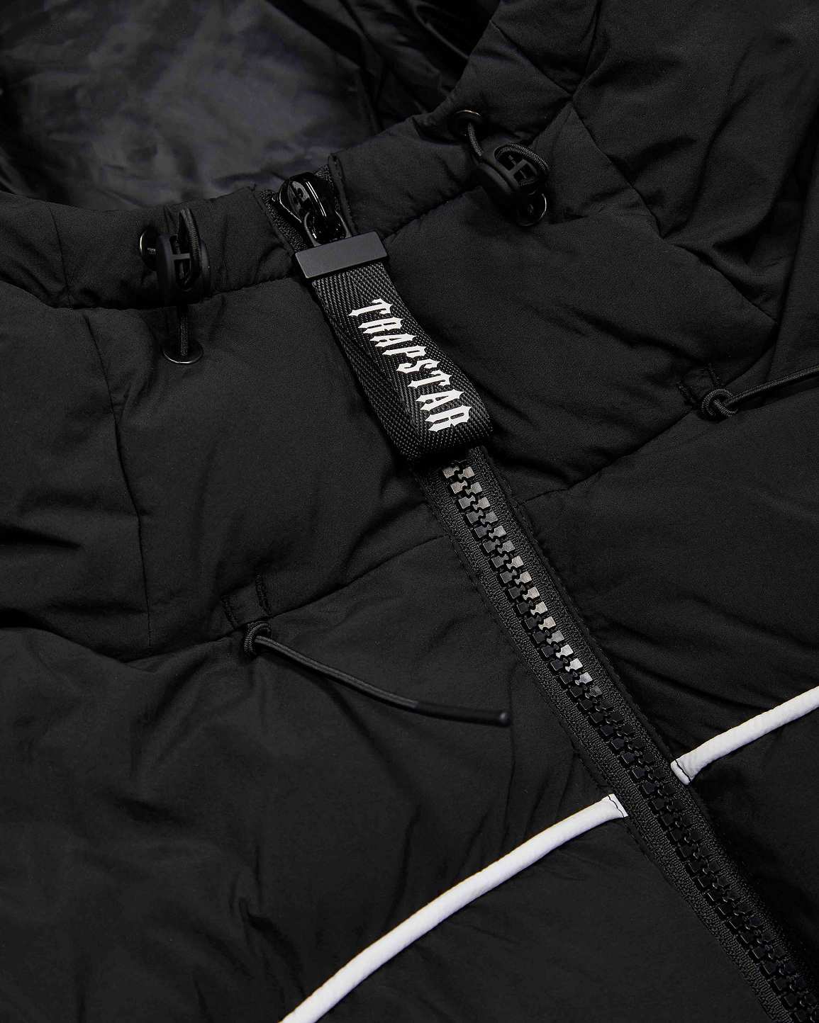 Trapstar London Irongate Arch Puffer Černé Bílé | TS-65435