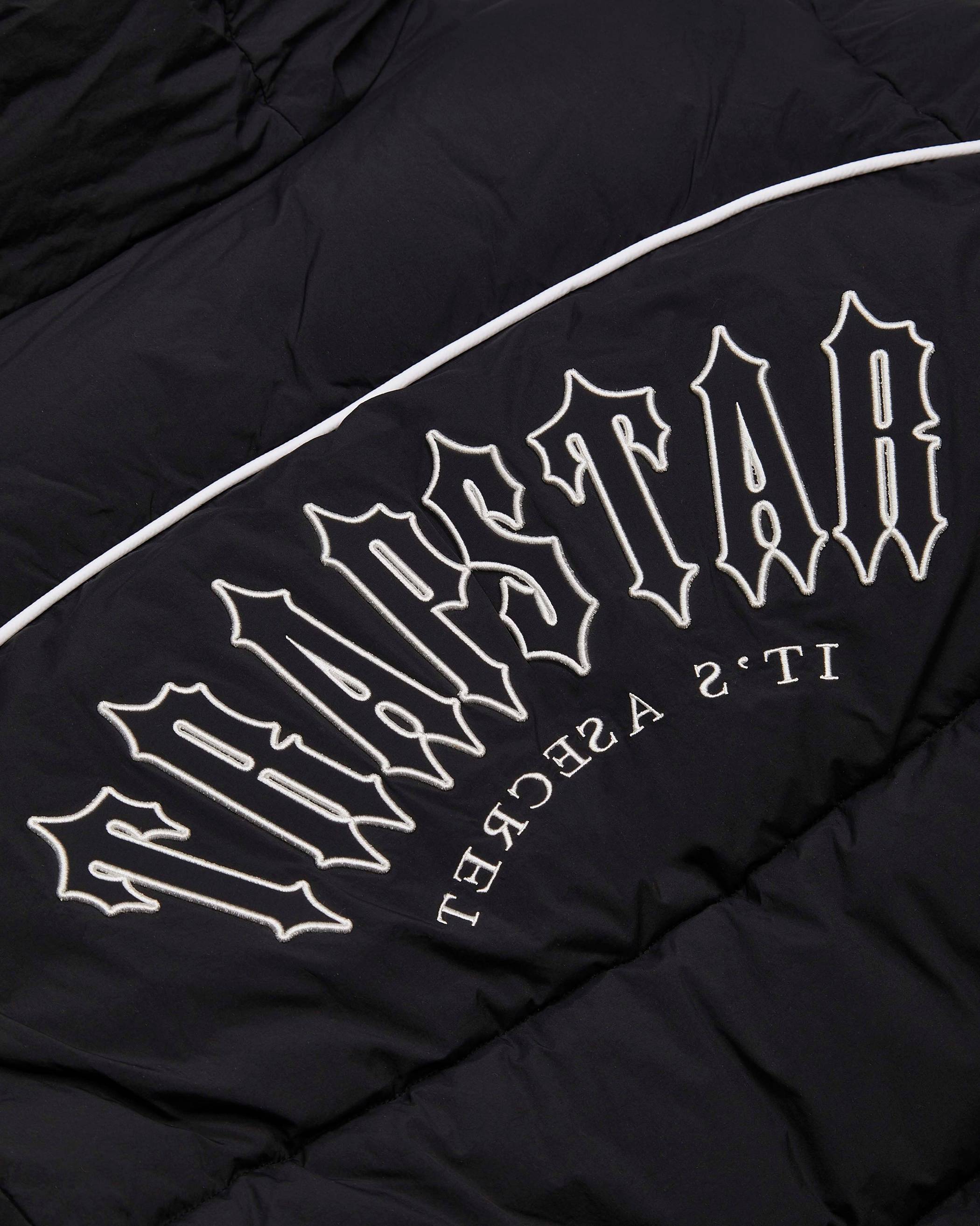 Trapstar London Irongate Arch Puffer Černé Bílé | TS-65435
