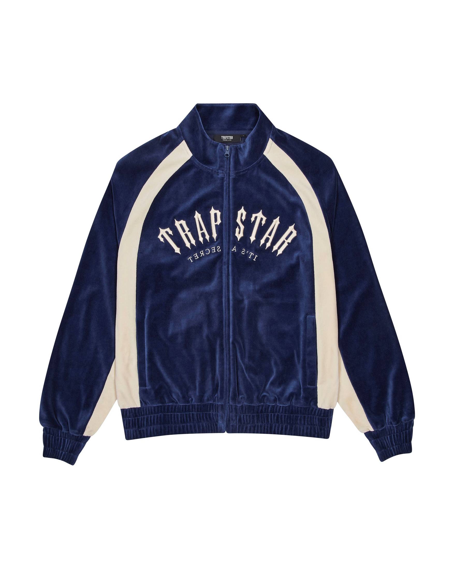 Trapstar London Irongate Arch Velour Tracksuit Tmavě Blankyt | TS-65374