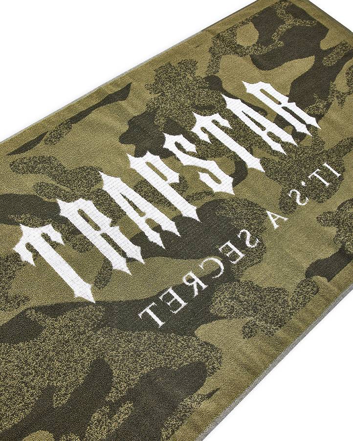 Trapstar London Irongate Beach Towel Hnědožlutý Maskáčové | TS-65205