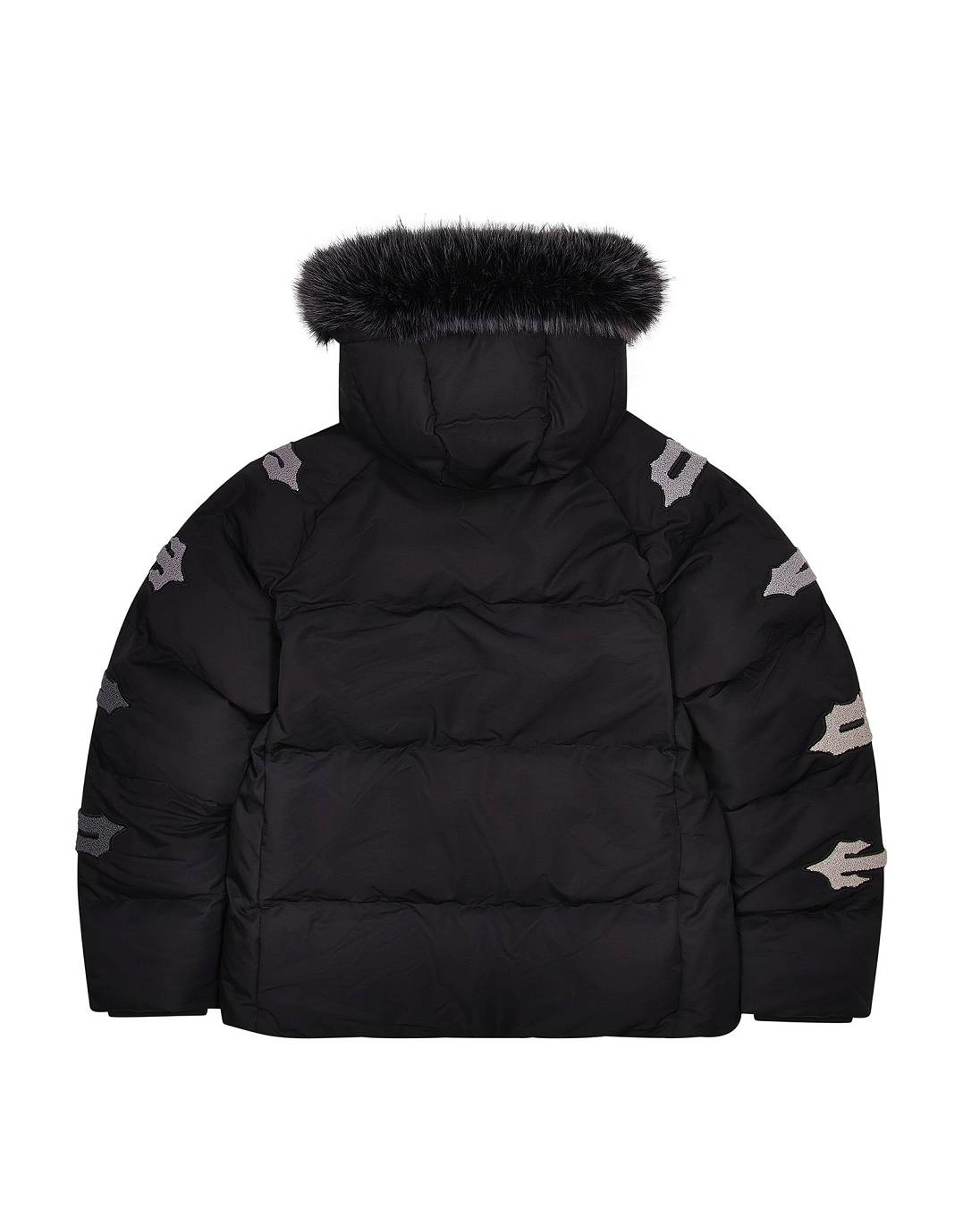Trapstar London Irongate Chenille Sleeve Puffer Černé | TS-65430
