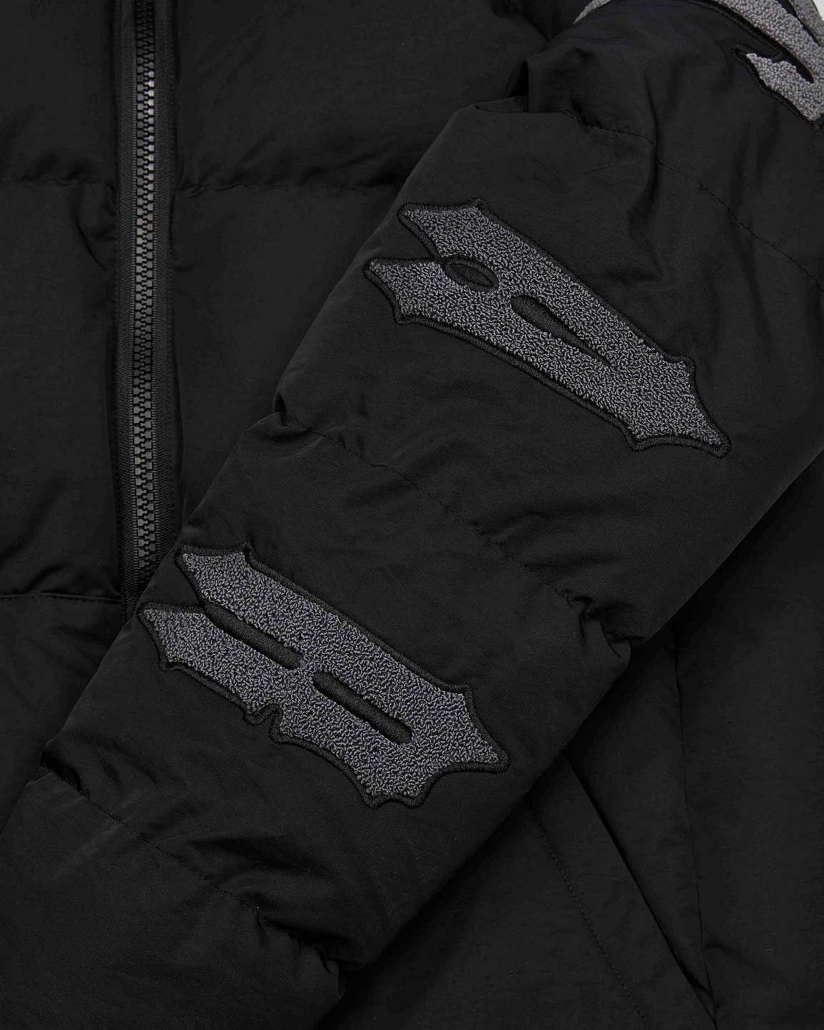 Trapstar London Irongate Chenille Sleeve Puffer Černé | TS-65430
