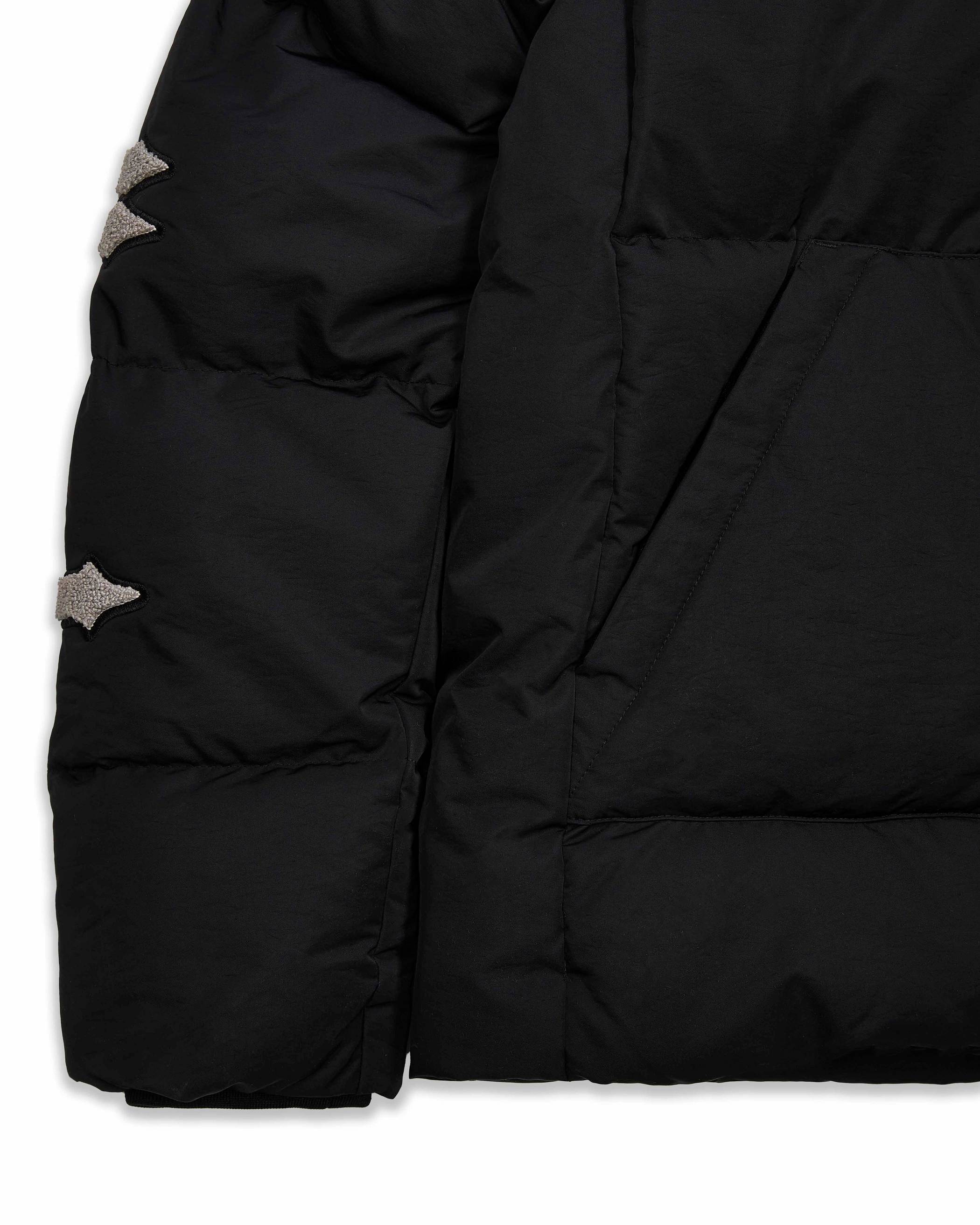Trapstar London Irongate Chenille Sleeve Puffer Černé | TS-65430