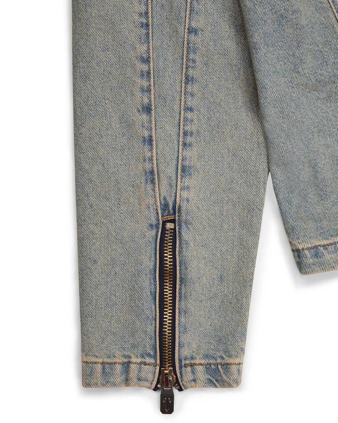 Trapstar London Irongate Denim Motocross Jacket Blankyt | TS-65459