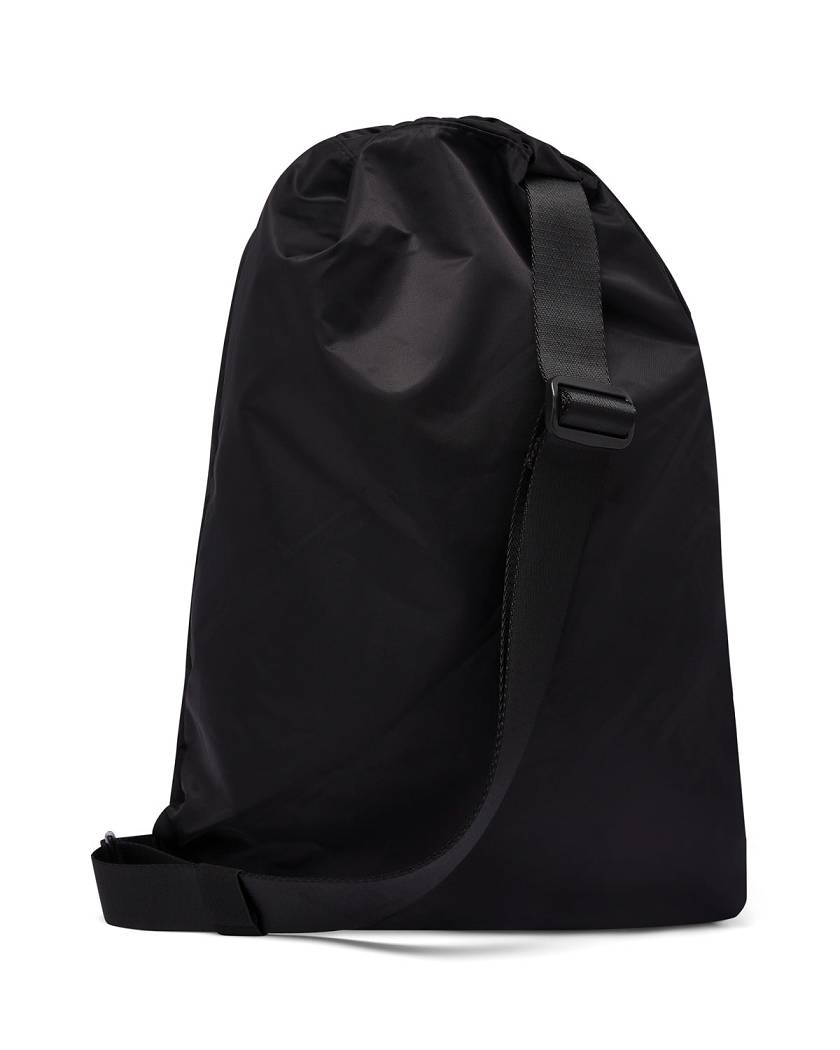 Trapstar London Irongate Drawstring Bag Černé Bílé | TS-65176