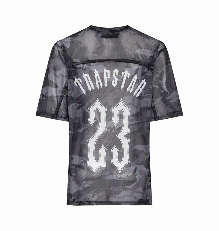 Trapstar London Irongate Mesh Football Černé Maskáčové | TS-64807