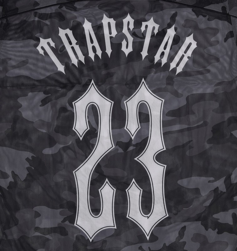 Trapstar London Irongate Mesh Football Černé Maskáčové | TS-64807