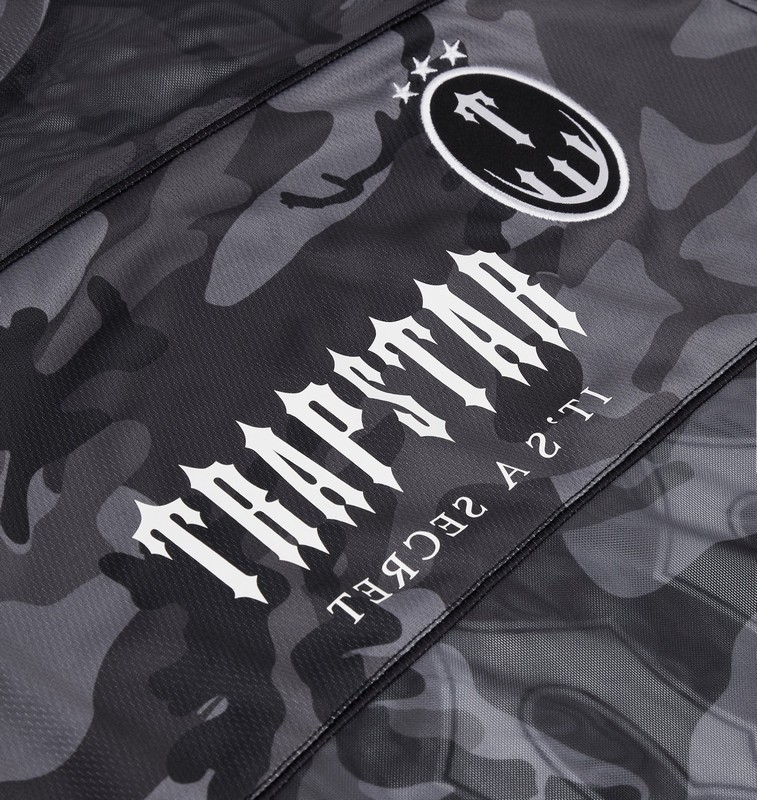 Trapstar London Irongate Mesh Football Černé Maskáčové | TS-64807