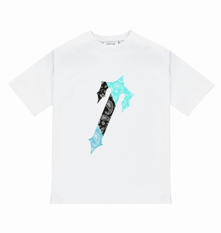Trapstar London Irongate Paisley Bílé Tyrkysové | TS-65022