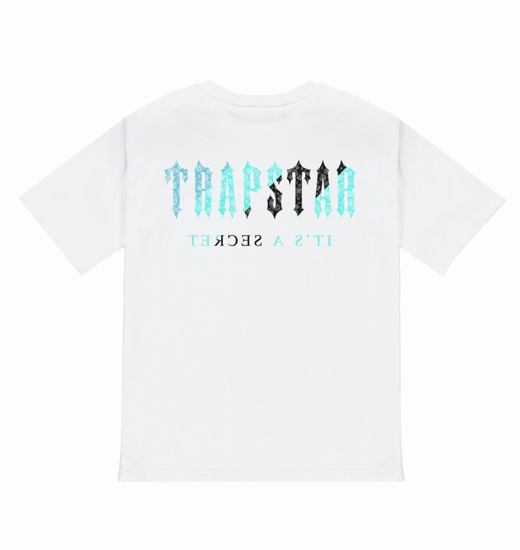 Trapstar London Irongate Paisley Bílé Tyrkysové | TS-65022